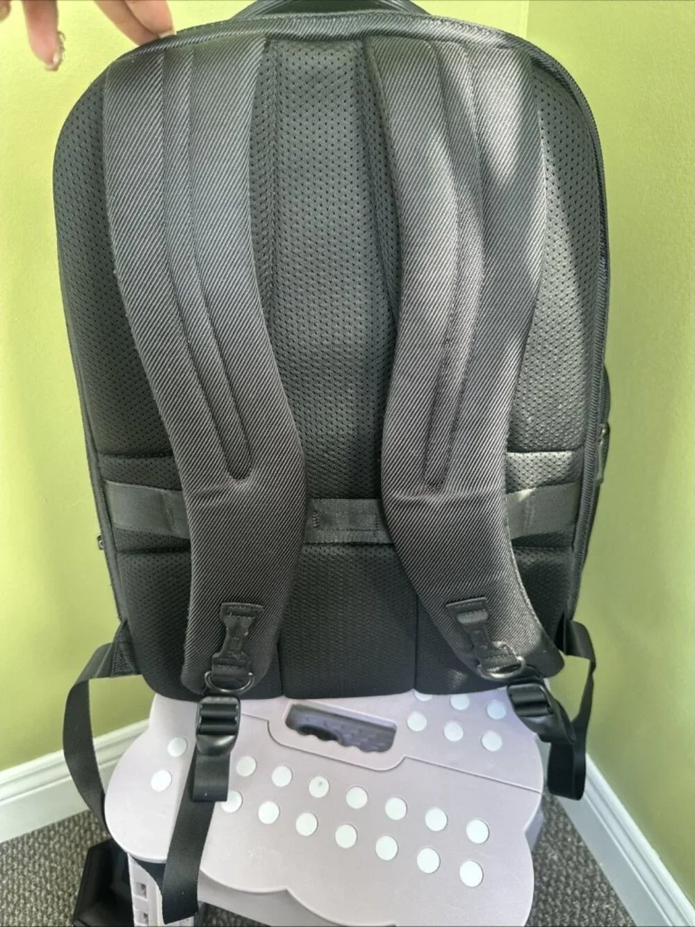 Targus Black Laptop Backpack Travel Work School Multi Compartment Bag